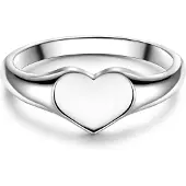 Glanzstücke Ring Herz Sterling Silber in silber | Gr.: 52