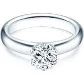 Trilani Ring Sterling Silber Zirkonia in silber | Gr.: 53