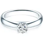 Trilani Ring - Sterling Silber Ring Zirkonia - Gr. 57 - in Silber - für Damen