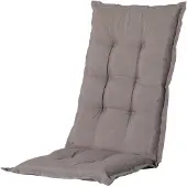 Madison Panama Polster mit hoher Rückenlehne, ca. 123 x 50 cm, Taupe