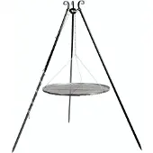 TRIZERATOP Schwenkgrill 180 cm - Grillrost aus Rohstahl 60 cm