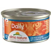 Almo Nature Daily Mousse mit Ozeanfisch Katzen-Nassfutter (85 g)