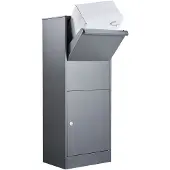 Allux Paketbriefkasten 800L Parcel RS, anthrazit, 45 x 115 x 32 cm, mit Ruko-Sicherheitsschloss