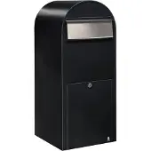 Bobi Briefkasten Jumbo st9005 i Strukturiertes Schwarz