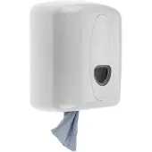Plastiqline Center-Pull-Spender Midi PQ20MidiC Innenabrollung weiß