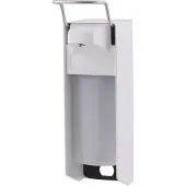 Mediqo-Line Desinfektionsspender - 500 ml - Seifenspender - Aluminium weiß