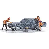 Busch A-Set: Car-Wash H0