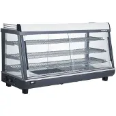 CombiSteel Wärmevitrine 186 Liter - 1,8 kW, LED-Beleuchtung, 230 V