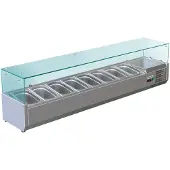 Saro Aufsatzkühlvitrine Modell EVRX 1800/380