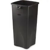 Rubbermaid Abfallbehälter Untouchable, ohne Recycling-Logo, 87 Liter, schwarz