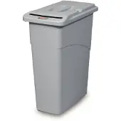 Rubbermaid Slim Jim 9W15, 87,1 l, Rechteckig, Grau, Manuell, 279 mm, 508 mm