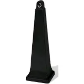 Rubbermaid Standascher GroundsKeeper Schwarz Standaschenbecher mit Stahleimer