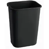 Rubbermaid Papierkorb, 39 Liter, rechteckig, PE, schwarz