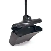 Rubbermaid Kehrschaufel Lobby Pro Executive-Serie, mit Stiel & Deckel, Kunststoff, schwarz