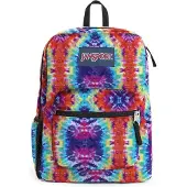 JanSport Rucksack Cross Town Red / Multi Hippie Days