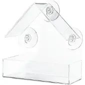 Trixie Fenster-Futterhaus transparent - 15 x 15 x 6 cm