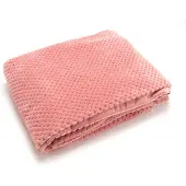 Amadeus Plaid Damier rosa 130x170 - Rechteck Polyester 130x1 cm