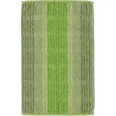 Cawö Gästehandtuch Cashmere Stripes Grün (6er Set)