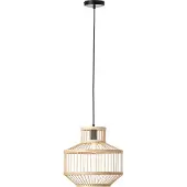 Brilliant Teva Pendelleuchte 1flg schwarz/natur