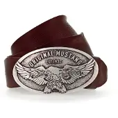 Mustang Gürtel Classic Leather Belt W115 Dark Brown