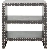 Safavieh Furniture | Beistelltisch Coline grau Holz 69x59x59.94 cm | NADUVI
