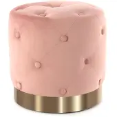 Underbar | Hocker Pianos Samt rosa Samt 40x40x40 cm | NADUVI