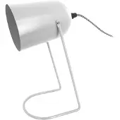 Leitmotiv - Tischleuchte Enchant - Weiß - 30x18cm Tischlampe - Nachttischlampe, Wohnzimmer, Schlafzimmer