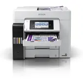 Epson EcoTank ET-5880 - Multifunktionsdrucker - Farbe - Tintenstrahl - A4 (210 x 297 mm) (Original) - A4 (Medien) - bis zu 25 Seiten/Min. (Drucken) - 550 Blatt - 33.6 Kbps - USB, LAN, Wi-Fi