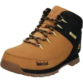 Timberland Unisex für Kinder. TB0A1NLB2311 Gelbe Euro Sprint Schnürstiefel aus Leder mit mittlerem Schaft (32), Wohnung, Schnürsenkel, Lässi