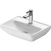 Duravit Handwaschbecken D-Neo 45x33,5cm, o. ÜL, m HLB, m HL, weiß
