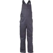 Dassy Dakota Brandverzörgernde Latzhose mit Kniepolstertaschen - schwarz - 48+5cm