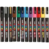 Posca Marker Gemischte Farben 12 Stück