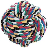 Nobby Hunde-Spielzeug Knotenseil-Ball, Mehrfarbig