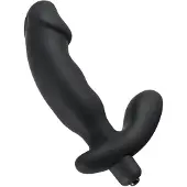 Rebel - Prostata-Vibrator mit Penis (schwarz)