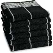 DDDDD Küchenhandtuch Jules Anthracite (6er Set)