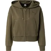 Puma Her Kapuzenpullover Grün M Frau Grün M
