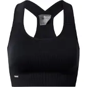 Aim'n Damen Tops & T-Shirts High Support Ribbed Bra - Zwart - Größe L