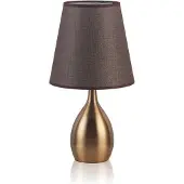 LumenXL Klassische Tischlampe mit Stoffschirm - Malaga