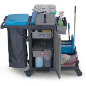 CombiSteel Reinigungswagen Procart 317 mit Mopppresse und Eimer