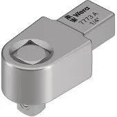 Wera 05078200001, Buchse, 1/4", Metrisch/imperial, 1 Kopf/Köpfe, 9,12 mm, Chrom-Vanadium-Stahl