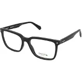 Polaroid PLD D436 Herren-Brille inkl. Gläser Vollrand Quadratisch Kunststoff-Gestell 55/17/145, schwarz