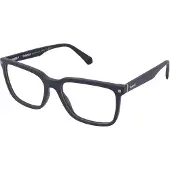 Polaroid PLD D436 Herren-Brille inkl. Gläser Vollrand Quadratisch Kunststoff-Gestell 55/17/145, blau