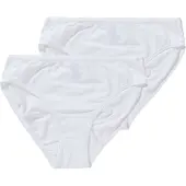Sanetta Mädchen-Rioslip (Doppelpack) Weiß | Hochwertige und nachhaltige Unterhose für Mädchen aus Baumwolle. Inhalt: 2er Set Unterwäsche für Mädchen 128