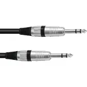 Omnitronic Klinkenkabel 6,3 stereo 6m sw ROAD