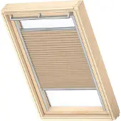 Velux Plissee-Faltstore manuell sandbeige uni FHL PK08 1277S
