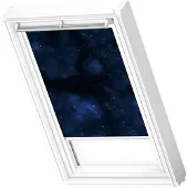 Velux Verdunkelungsrollo Kids Universum manuell Rahmen weiß DKL SK06 4653SWL