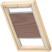 Velux Wabenplissee braun uni manuell FHC CK02 1165S