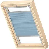Velux Plissee-Faltstore manuell denim uni FHL C02 1286S