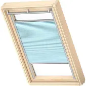 Velux Wabenplissee gletscherblau uni manuell FHC MK08 1169S