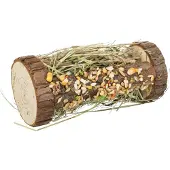 Trixie Wooden Hay Tower & Crunchy Bar Mehrfarbig 13 × 17 × 13 cm